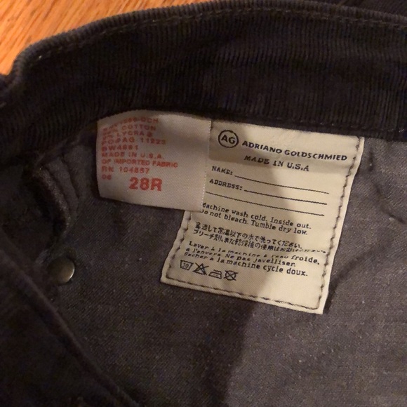 VGUC Adriano Goldschmied The Stevie size 28R jeans - Picture 6 of 9